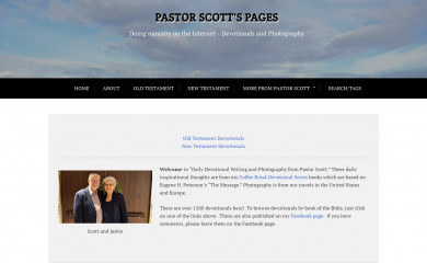 pastorscott.com screenshot