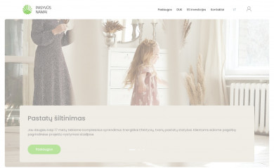 pasyvusnamai.lt screenshot