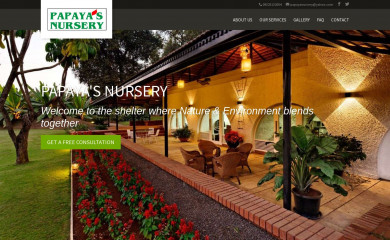 papayasnursery.com screenshot