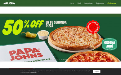papajohns.com.ec screenshot