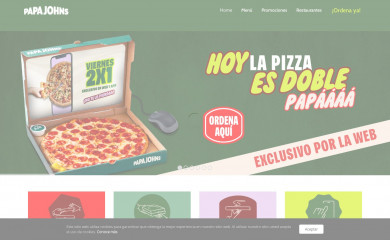 papajohns.com.ec screenshot