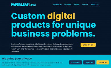 http://paper-leaf.com screenshot
