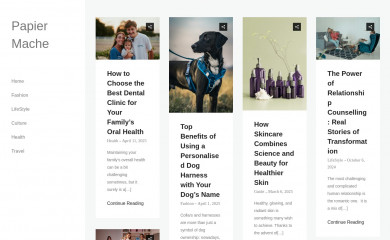 papier-mache.com.au screenshot