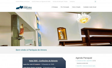 paroquia-amora.pt screenshot