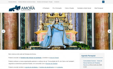paroquia-amora.pt screenshot
