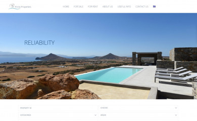 parosproperties.gr screenshot
