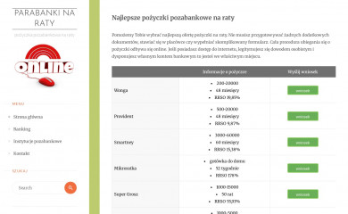 parabankinaraty.pl screenshot