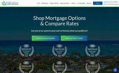 paradisehomemortgage.com screenshot