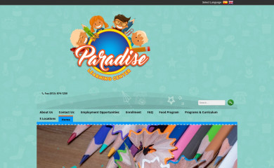 paradiselearningcenter.com screenshot