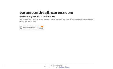 paramounthealthcarenz.com screenshot