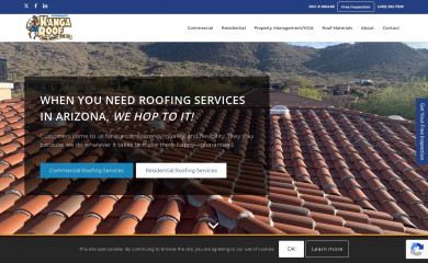 paramountkangaroof.com screenshot