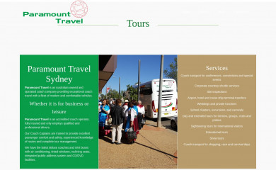 paramounttravel.com.au screenshot