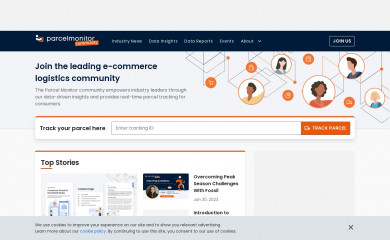 parcelmonitor.com screenshot