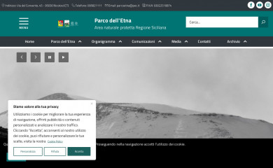 parcoetna.it screenshot