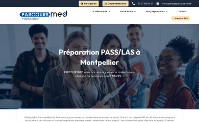 parcoursmed.fr screenshot