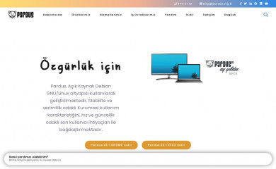 pardus.org.tr screenshot
