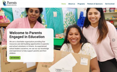 parentsengagedineducation.ca screenshot