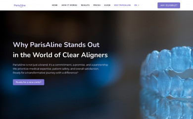 parisaline.fr screenshot
