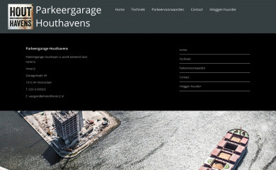 parkeergaragehouthavens.nl screenshot