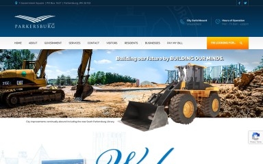 parkersburgcity.com screenshot