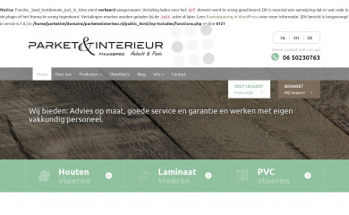 parketeninterieur.nl screenshot