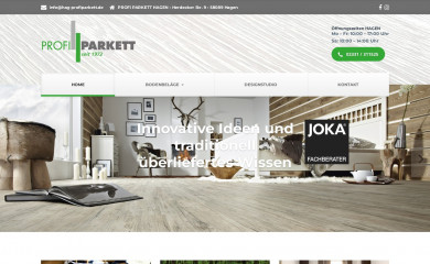 parkett-hagen.de screenshot