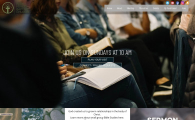 parkforestbaptist.org screenshot