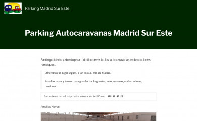 parkingmadridsureste.es screenshot