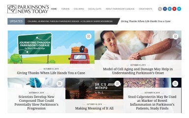 parkinsonsnewstoday.com screenshot