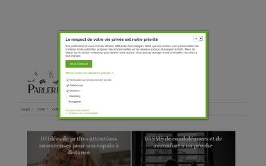 http://parlerdamour.fr screenshot