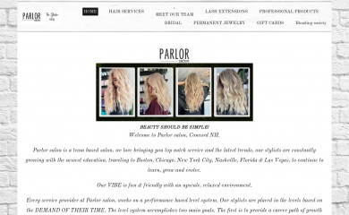 parlorsalonnh.com screenshot