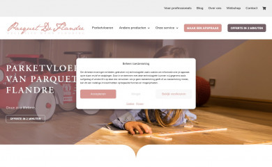 parquet-deflandre.be screenshot