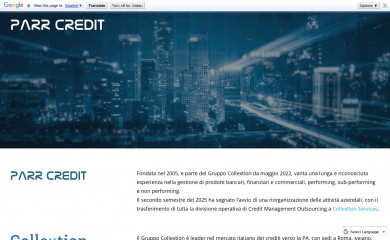 parrcredit.it screenshot