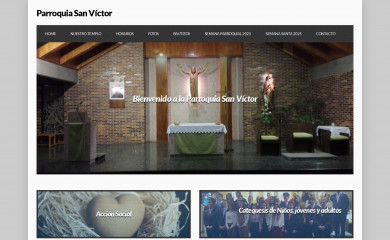 parroquiasanvictor.com screenshot