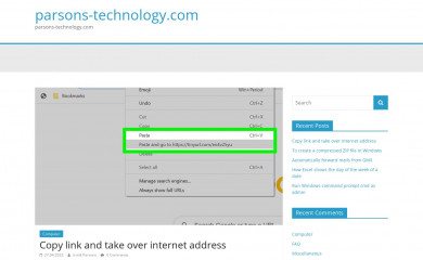 parsons-technology.com screenshot