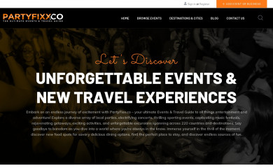partyfixx.co screenshot