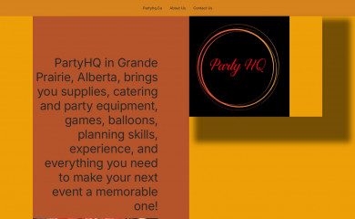 partyhq.ca screenshot