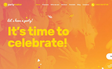 http://partymaker.ancorathemes.com/ screenshot