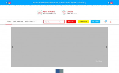 partywarehouseoutlet.com screenshot