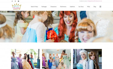 partieswithcharacter.com screenshot