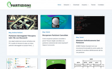 partizioni.com screenshot
