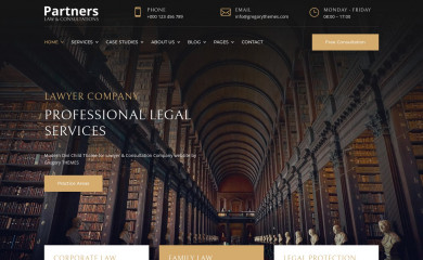 https://partners.gregorythemes.com/ screenshot