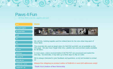 paws4fun.net screenshot