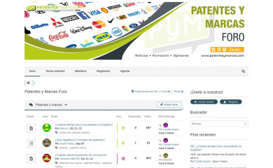 patentesymarcas.com screenshot