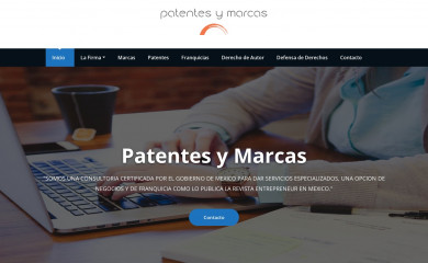 patentesymarcas.com.mx screenshot