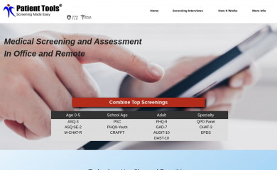 patienttools.com screenshot