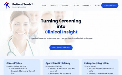 patienttools.com screenshot