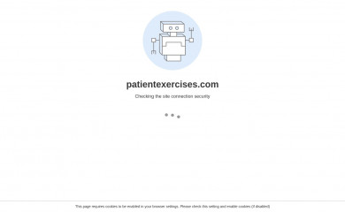 patientexercises.com screenshot