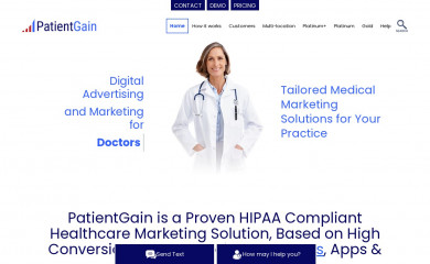 https://www.patientgain.com/ screenshot