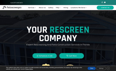 patioscreenpro.com screenshot